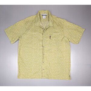 Columbia Hawaiian Button Up Shirt Mens XL. Palm Tree &‎ Surfboard Print.